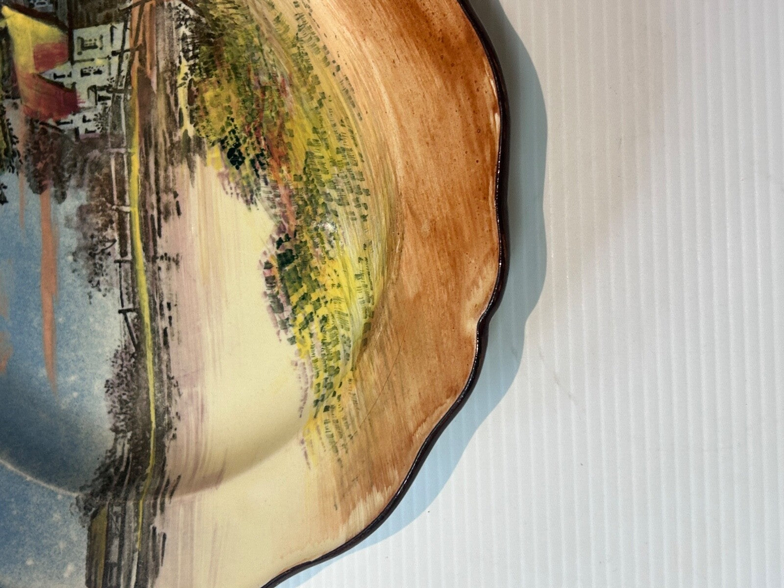 Royal Doulton - Round Plate Country Cottage Series D4390 England c.1930s