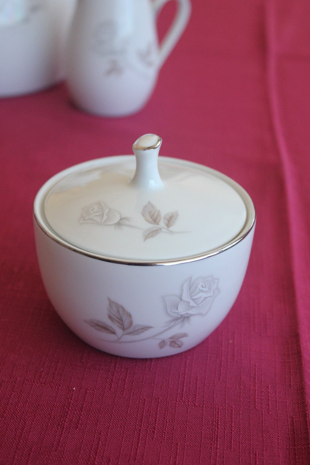 Noritake Rosay Tea Set (10pc) Japanese Vintage Teapot, Cups, & More