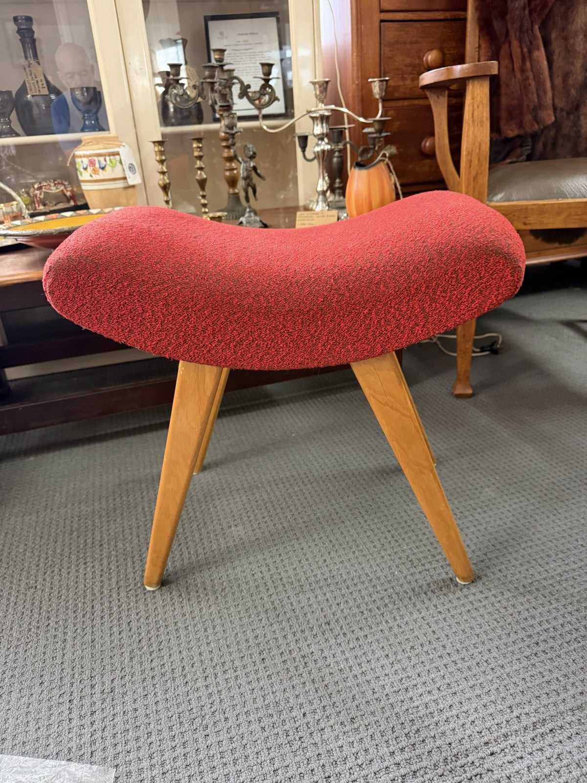 Dario Zoureff Footstool Australian Mid Century Modern Ottoman 1960s Vintage