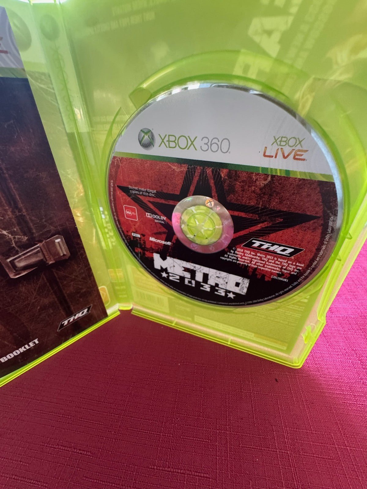 Metro 2033 Xbox 360 PAL – Complete w Manual & Disc | 2010