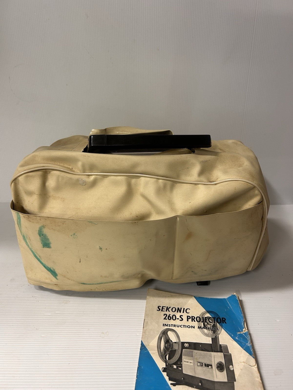 Sekonic 260-S Super 8 Projector Vintage Japan w/ Manual & Case – Untested