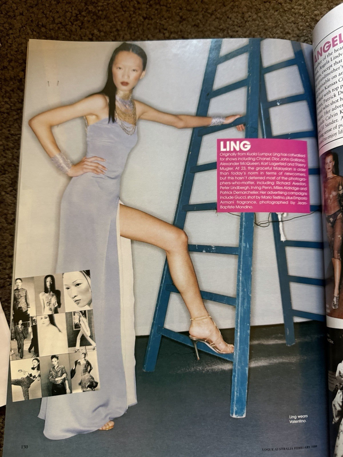 Vintage  February 1998 VOGUE Australia Magazine