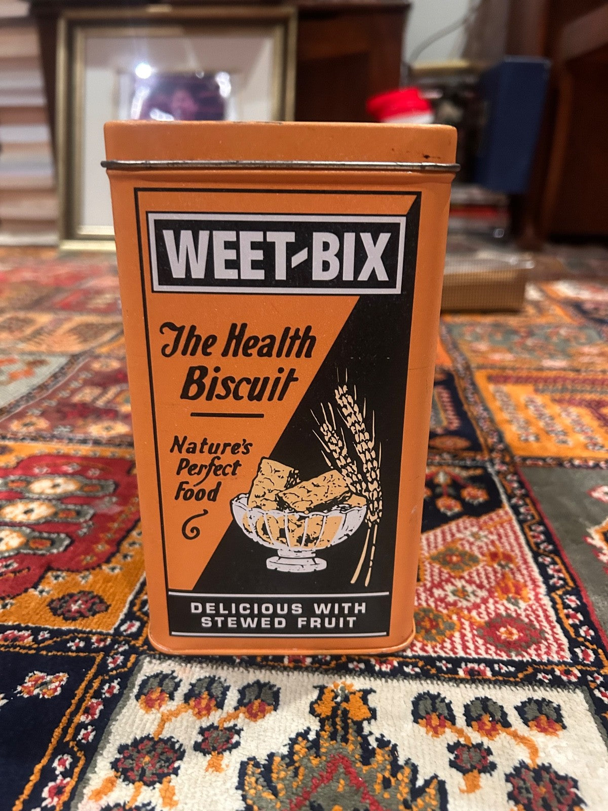 Weet-Bix Collectible Tin 1997 Retro Advertising Cereal Box Sanitarium Australian