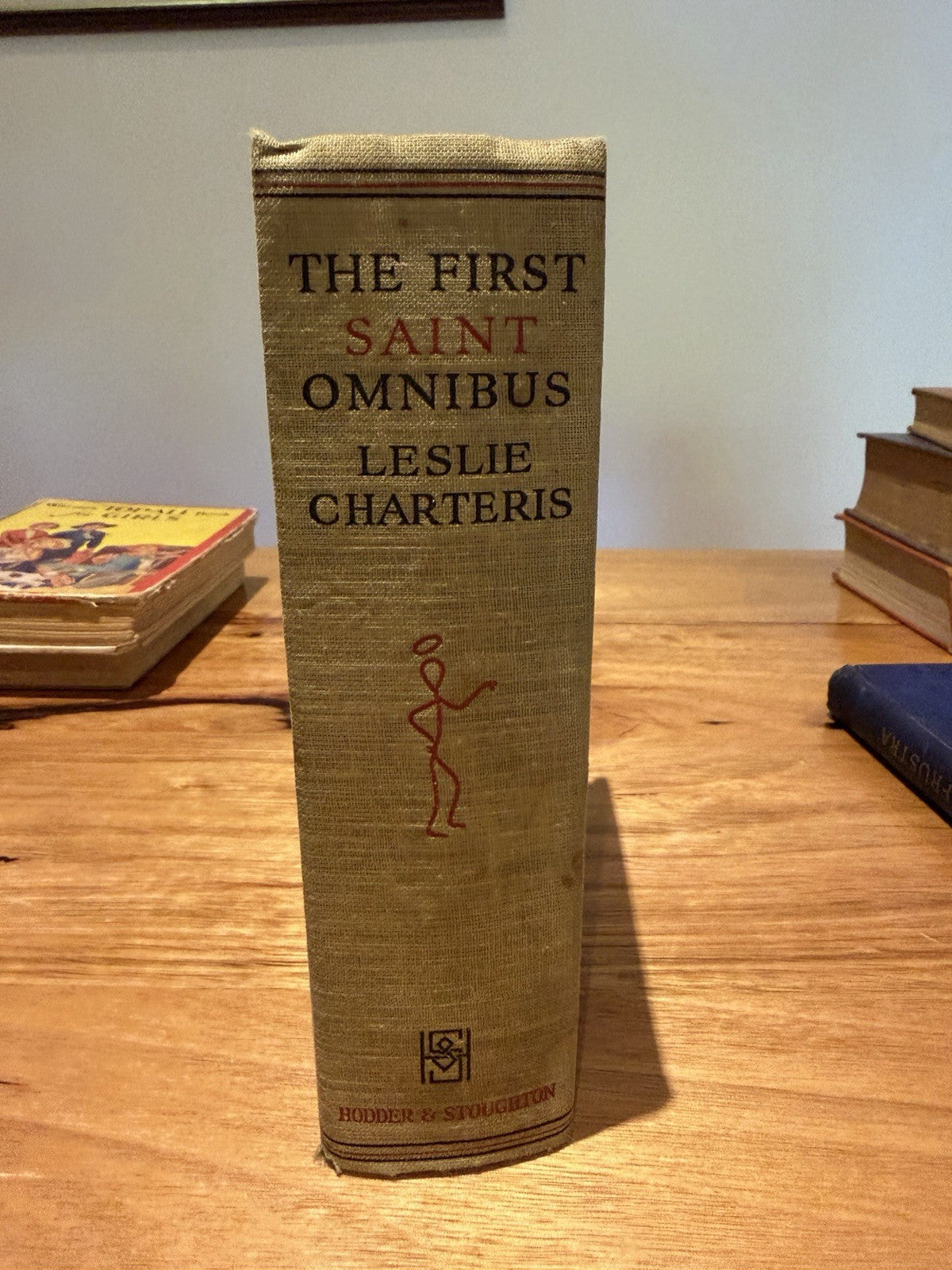 Leslie Charteris The First Saint Omnibus 1950 4th Impression Hardcover 1008pp
