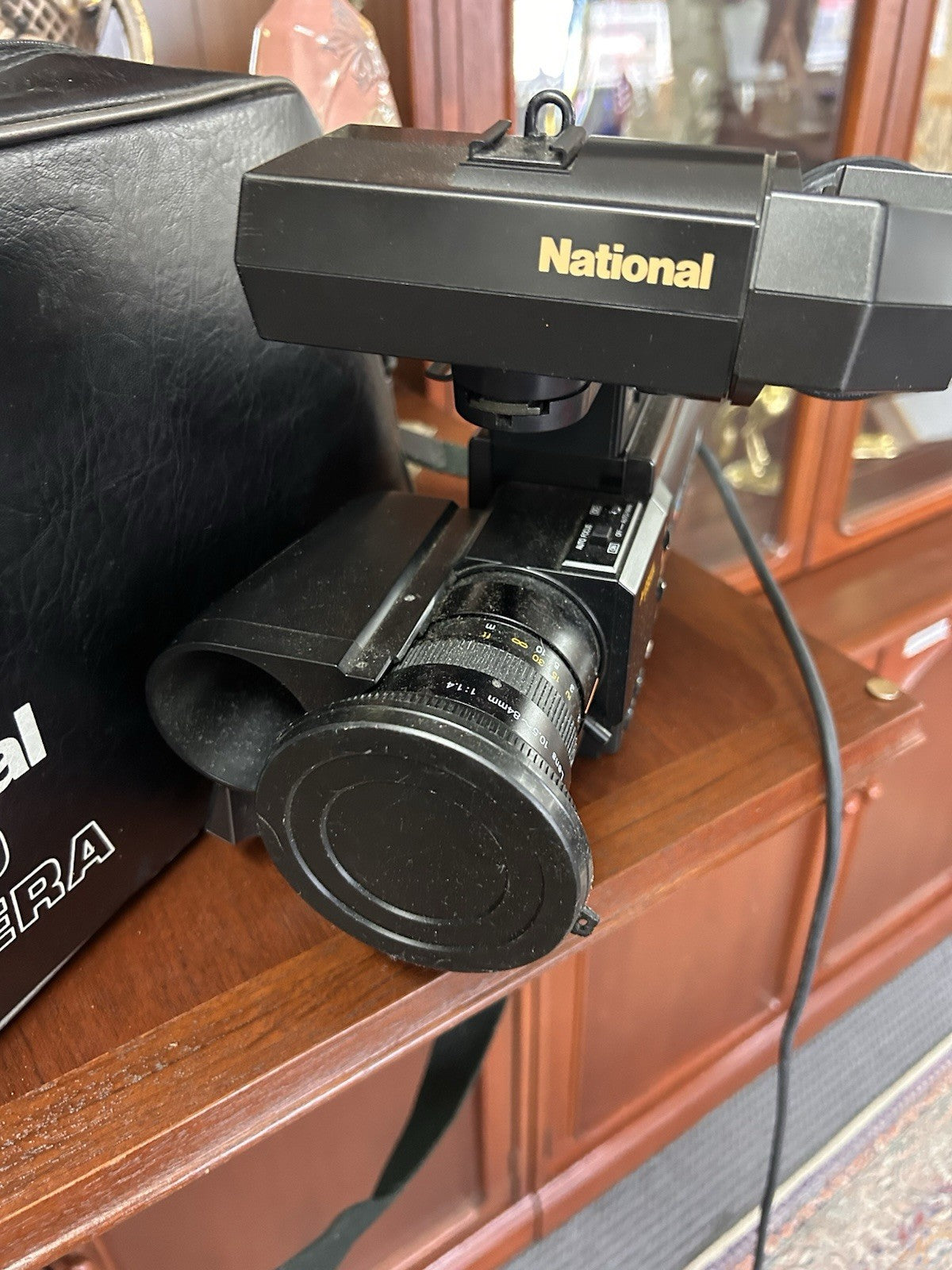 Vintage National Saticon VHS Video Camera WV-P200N + Original Bag