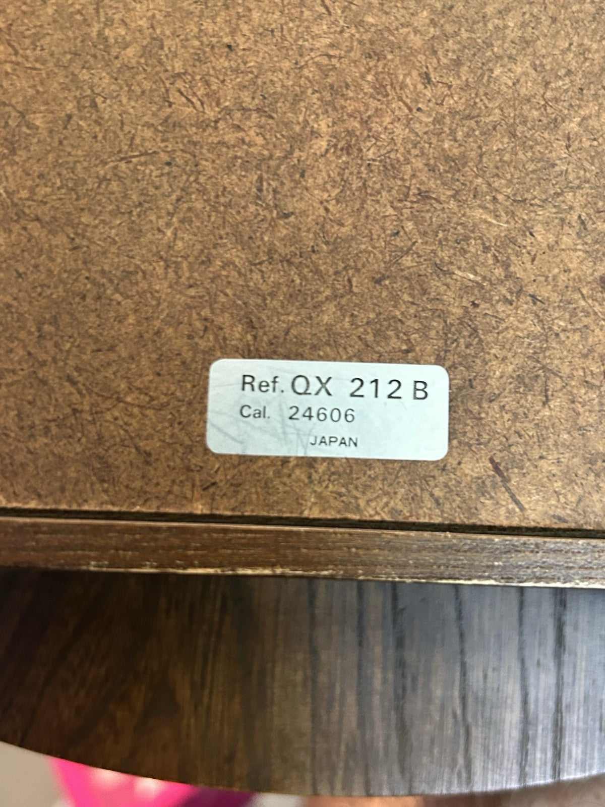 Seiko QX212B Quartz Wooden Wall Clock Japan Vintage Oak Case