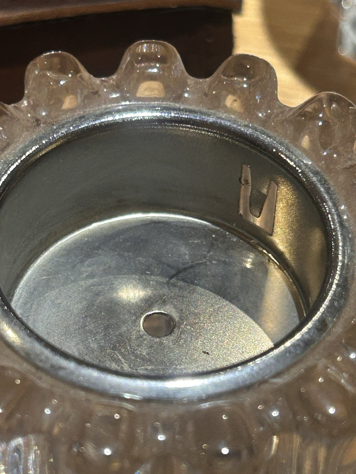 Vintage Koei Unicon Japan Glass Table Lighter Retro Desk Lighter - UNTESTED