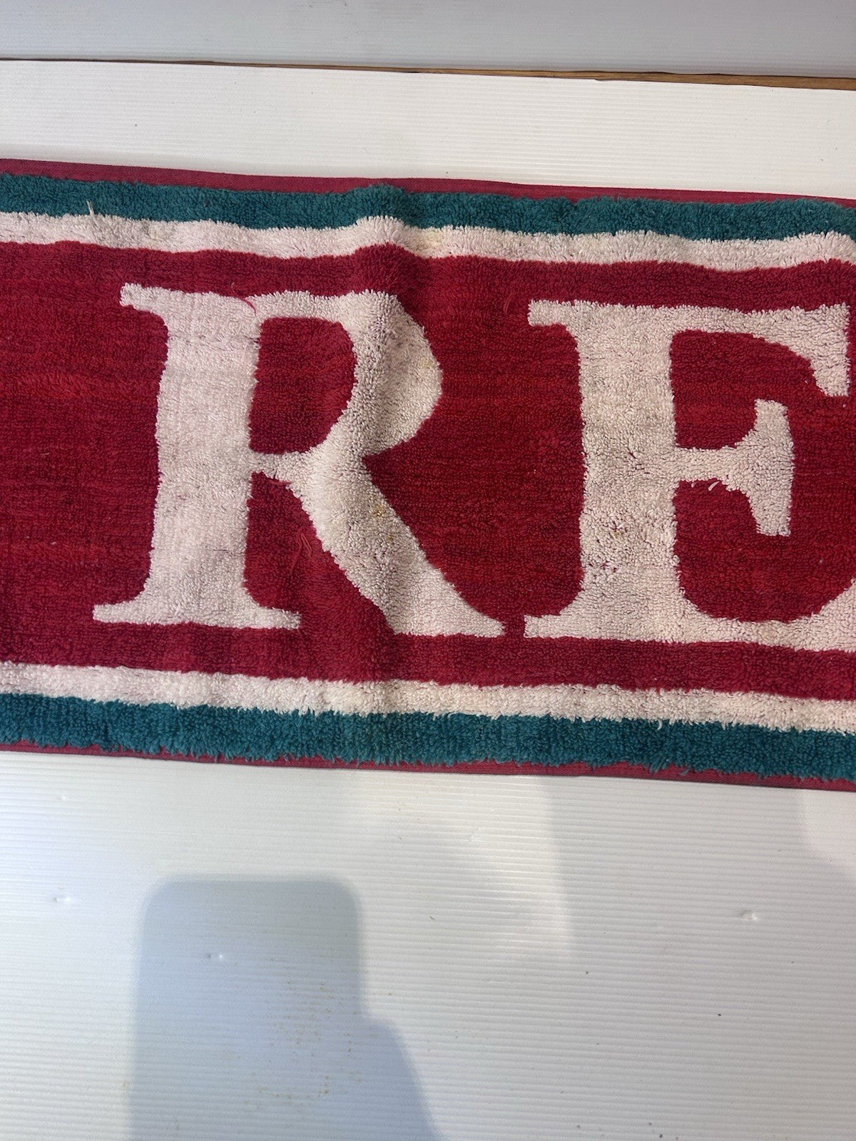 Tooheys Red Bitter Beer Bar Mat Vintage Pub Bar Towel Brewery Promo