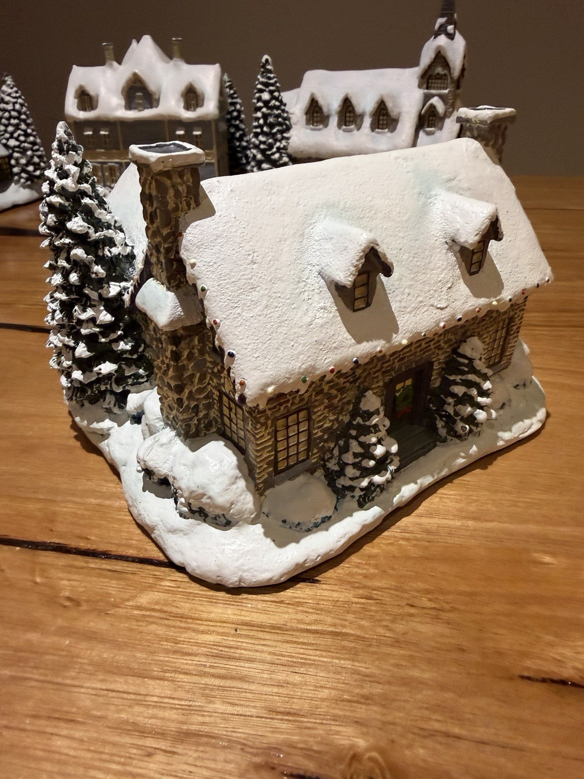 Hawthorne Village Thomas Kinkade Yuletide Bakery Christmas Village With Cord