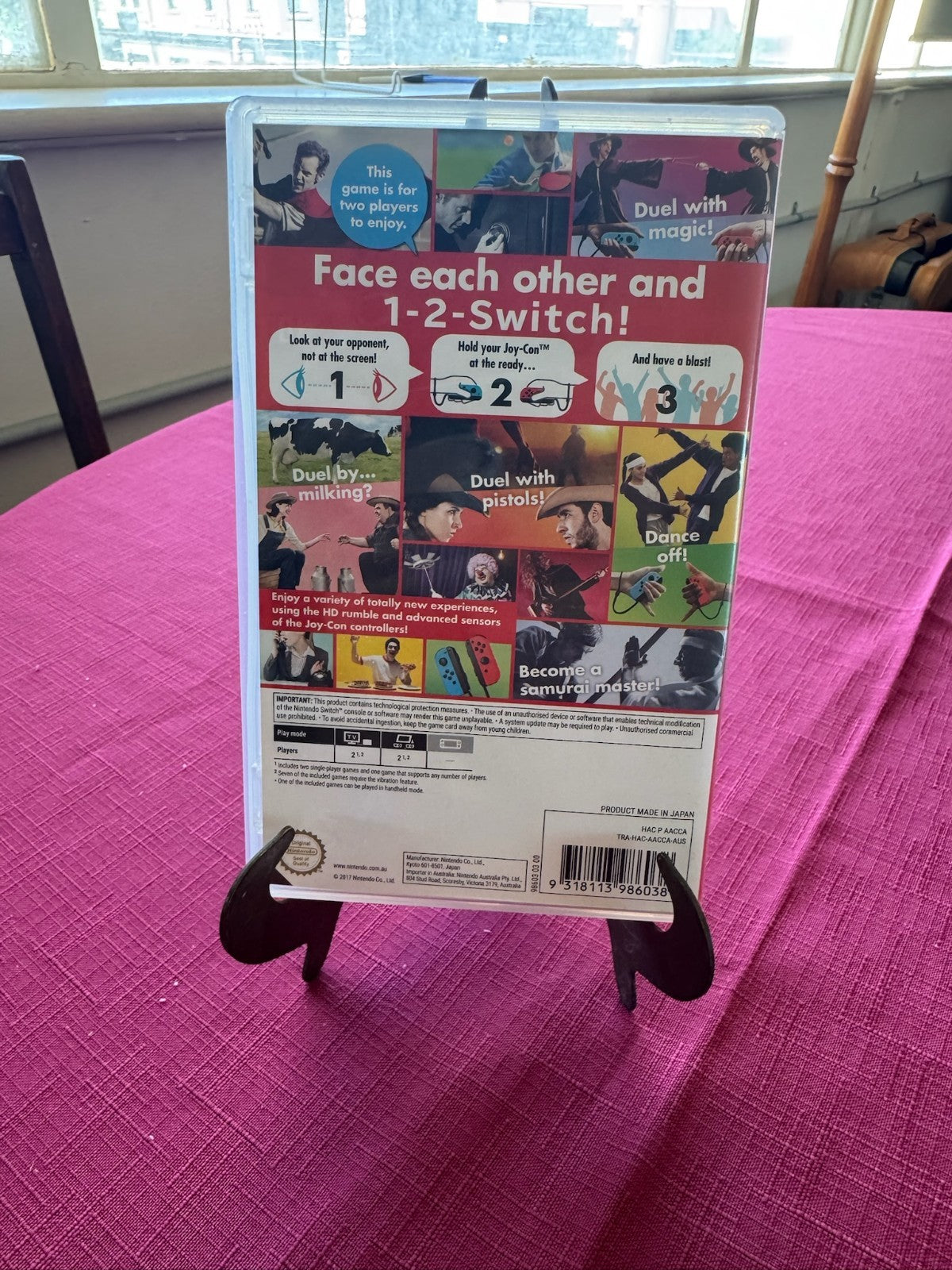 1-2-Switch Nintendo Switch – Complete w Case & Game Card | 2017