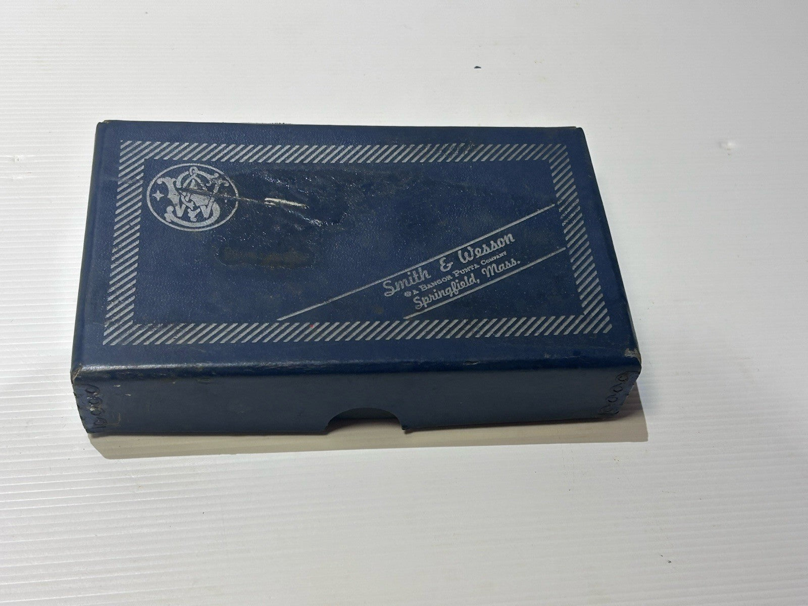 Smith & Wesson Model 60 Box .38 Special Blue Factory Original 1970s