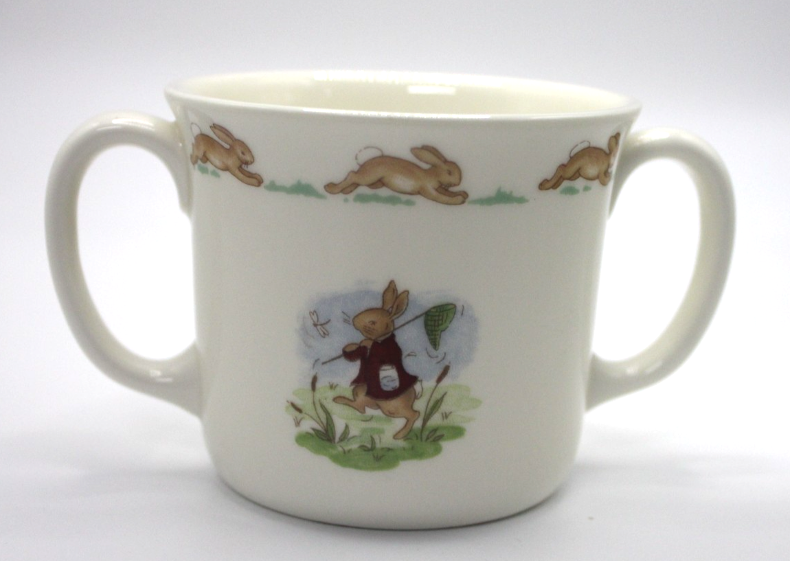 Vintage Royal Doulton Bunnykins Two-Handled Cup – Bone China