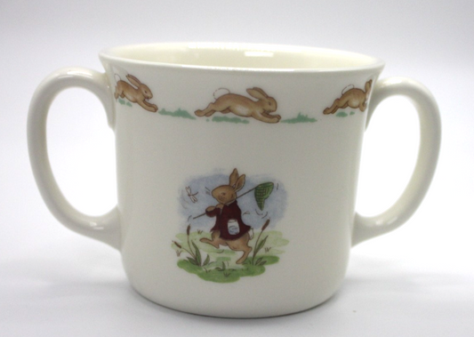 Vintage Royal Doulton Bunnykins Two-Handled Cup – Bone China