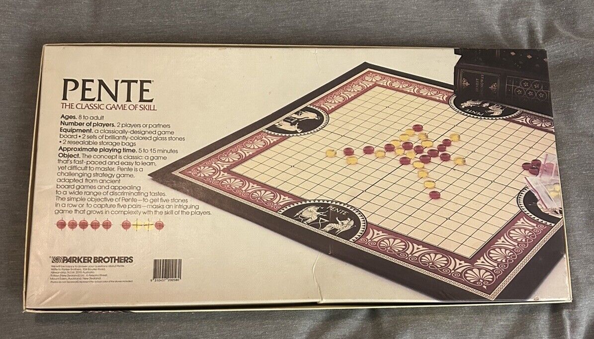 VINTAGE Pente Parker Brothers 1984 Classic Strategy Game