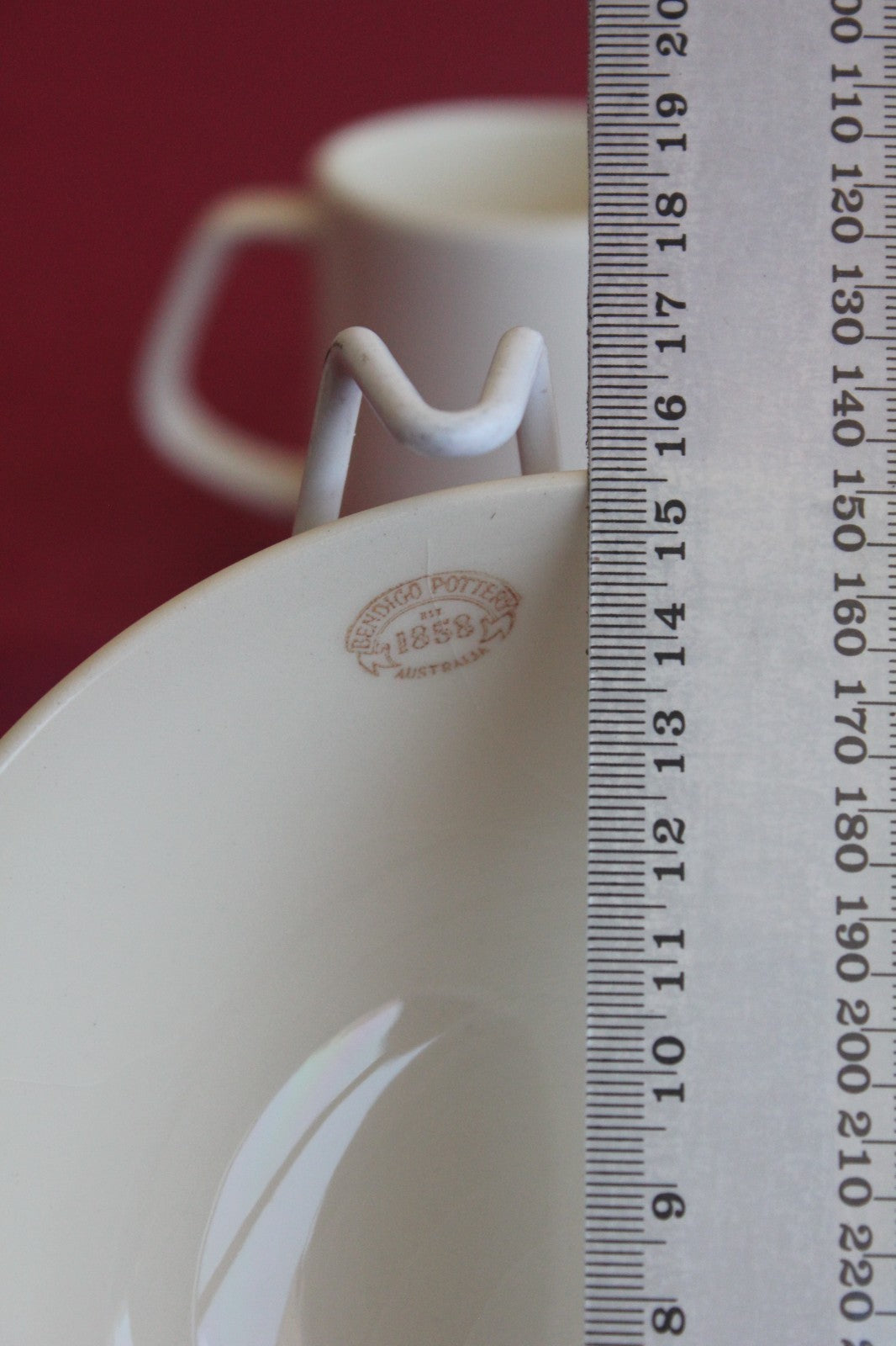 Vintage Bendigo Pottery 1858 Australia | Heritage Classic White Dinner Set