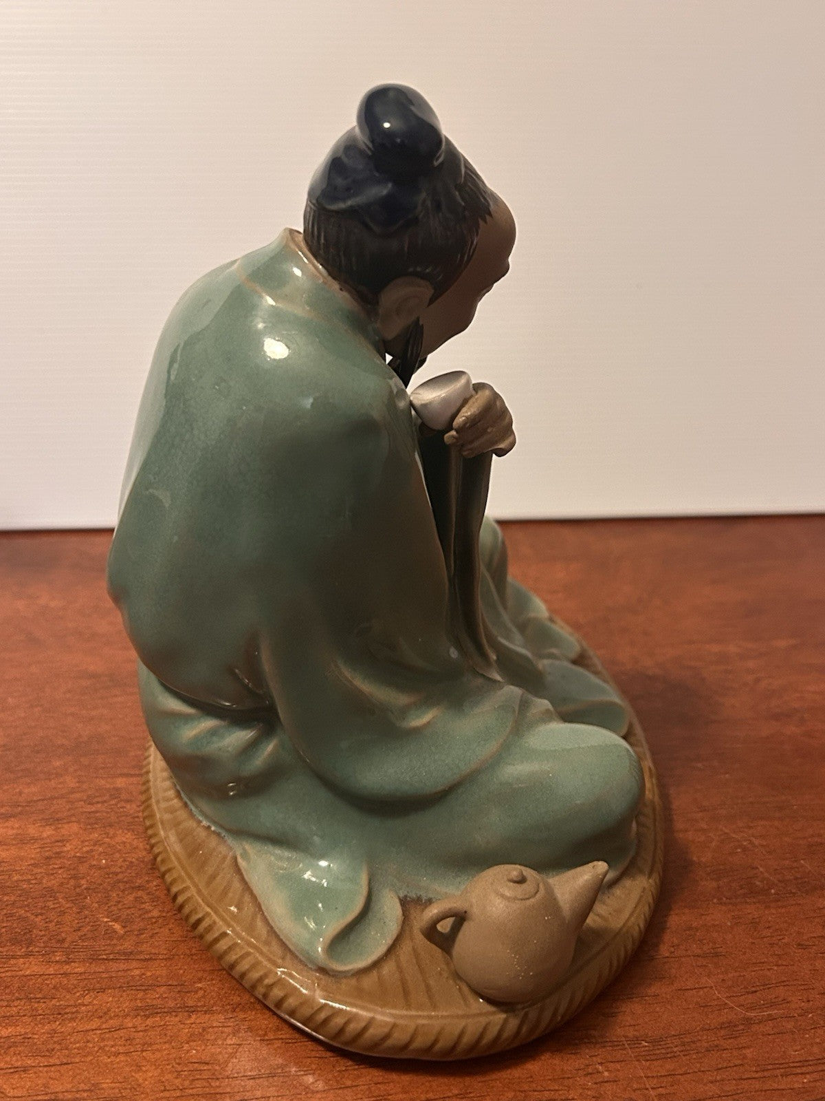 Shiwan Mudman Figurines Set of 4 Woh Jeong/Wan Jiang China Pottery 1950s–70s