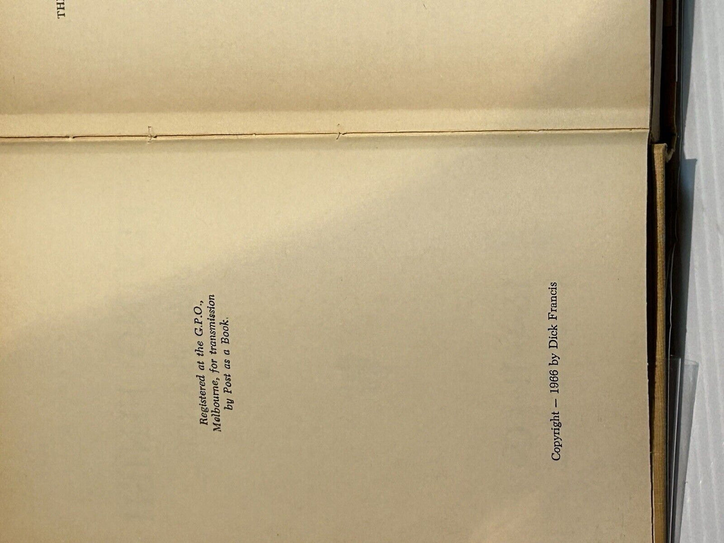 Francis Dick - Flying Finish 1968 edition Vintage Rare With Dust Jacket