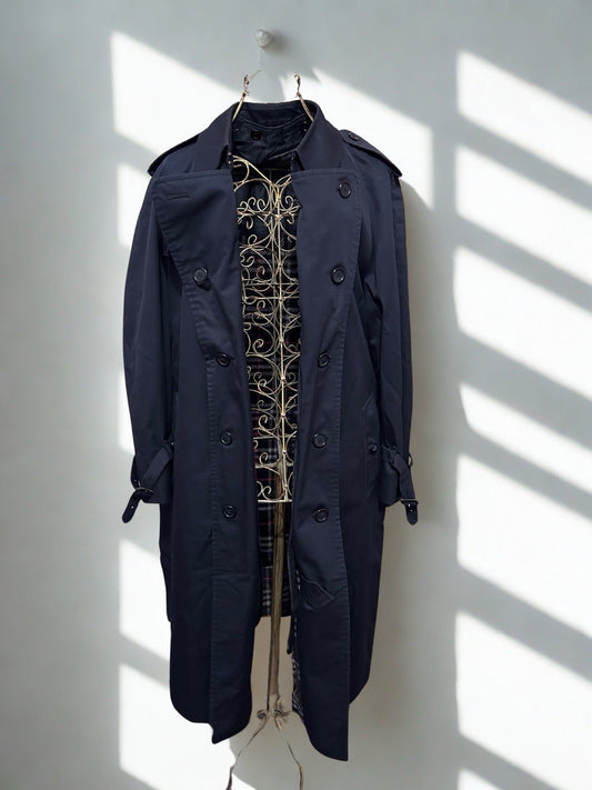 AS NEW Vintage Burberrys Trench Coat 52R Made in England Removable Wool Liner