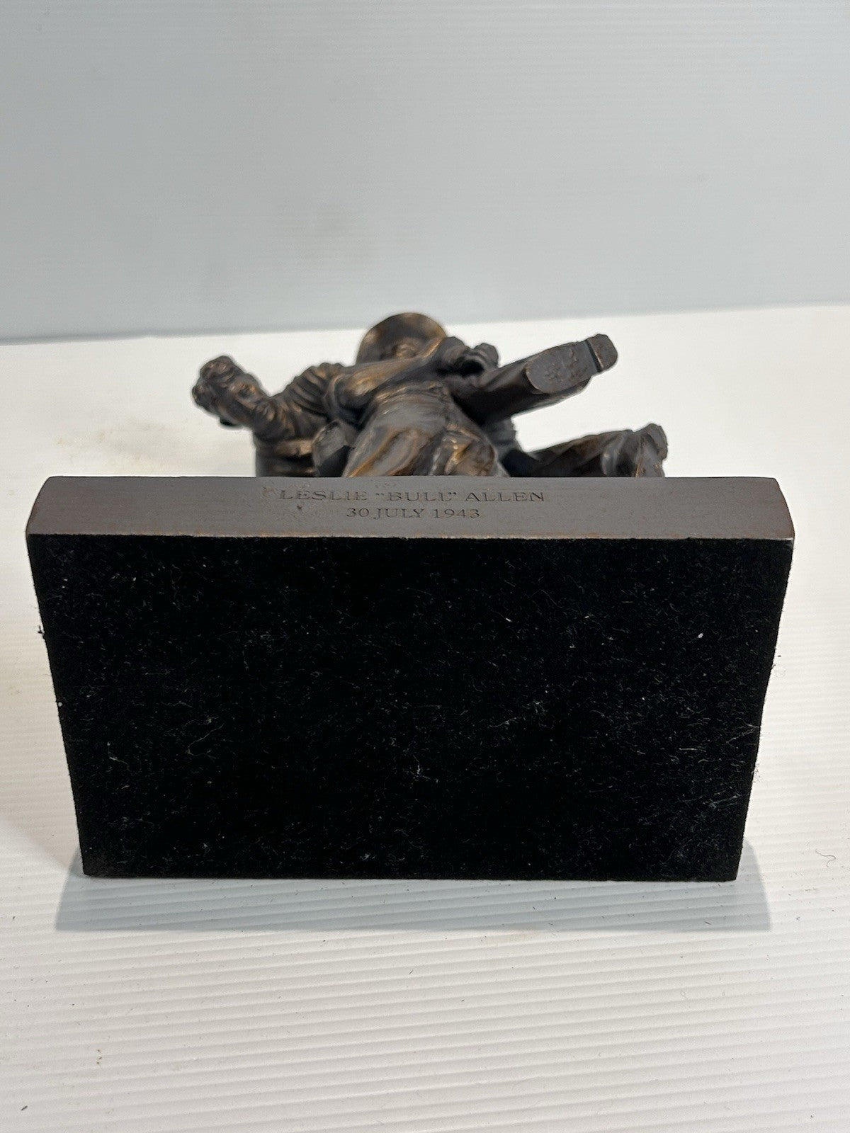 Leslie “Bull” Allen 1943 Bronze Figurine Australian WWII Hero 22cm Statue