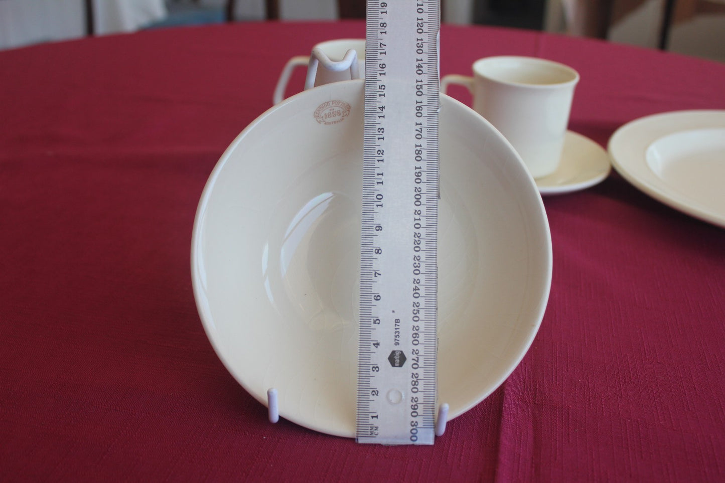 Vintage Bendigo Pottery 1858 Australia | Heritage Classic White Dinner Set