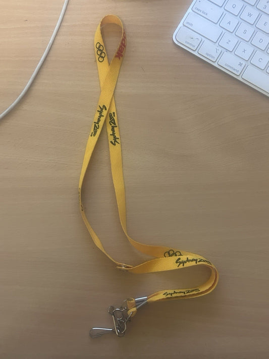 Vintage Sydney 2000 OLYMPIC GAMES Official Lanyard