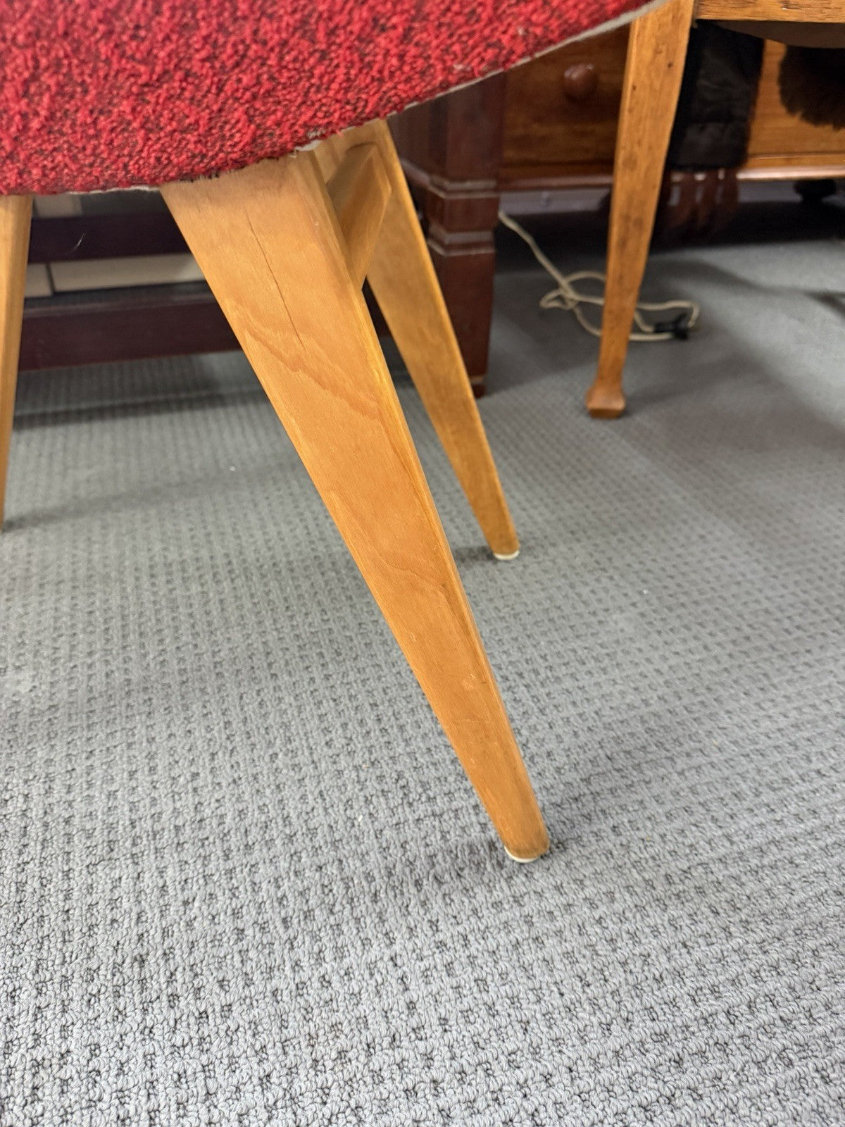 Dario Zoureff Footstool Australian Mid Century Modern Ottoman 1960s Vintage