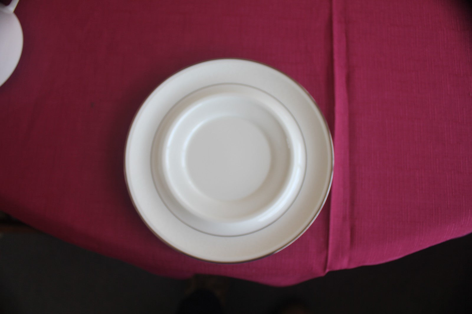 Vintage Mikasa Rochelle Bone China Soup / Bouillon Cup & Saucer Set