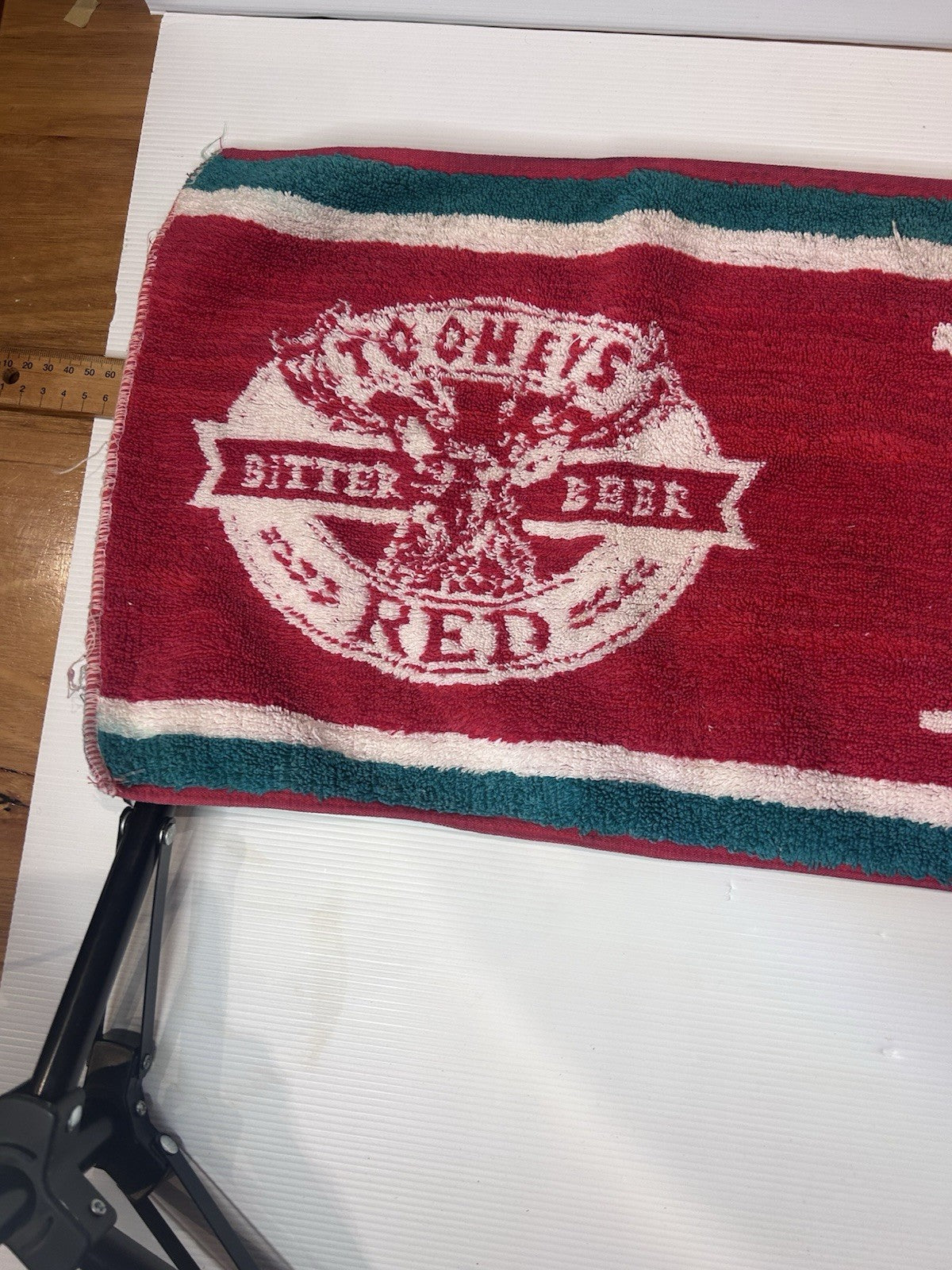 Tooheys Red Bitter Beer Bar Mat Vintage Pub Bar Towel Brewery Promo