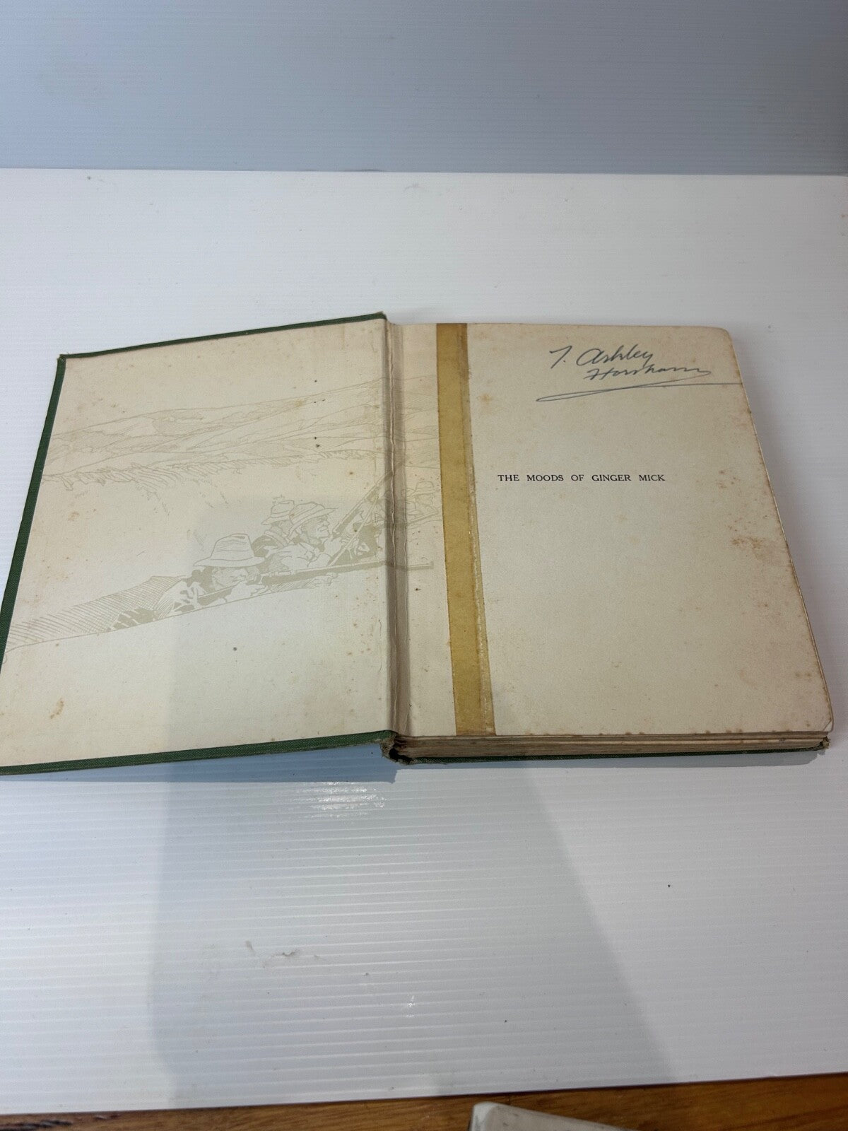 The Moods of Ginger Mick 1916 1st Ed C.J. Dennis HC Angus & Robertson Aus WWI
