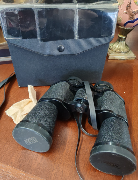 Vintage Focal 7×50 Fully Coated Binoculars with Original Case