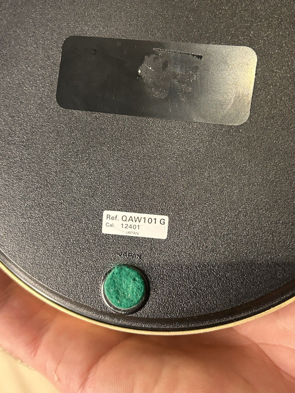 Seiko Quartz Skeleton Mantel Clock QAW101G Brass & Glass Dome Japan Vintage