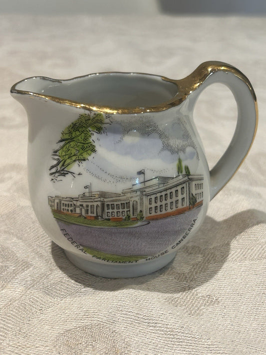 Westminster China Parliament House Canberra Creamer c1950s Early Abbey Mark