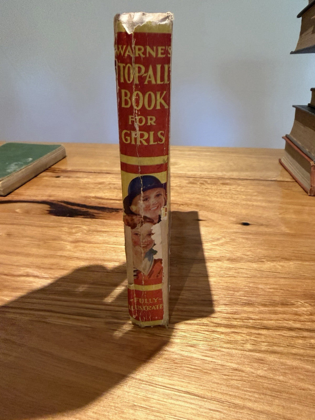 Warne’s Top-All Book for Girls Mary England 1935 Vintage Illustrated Hardcover