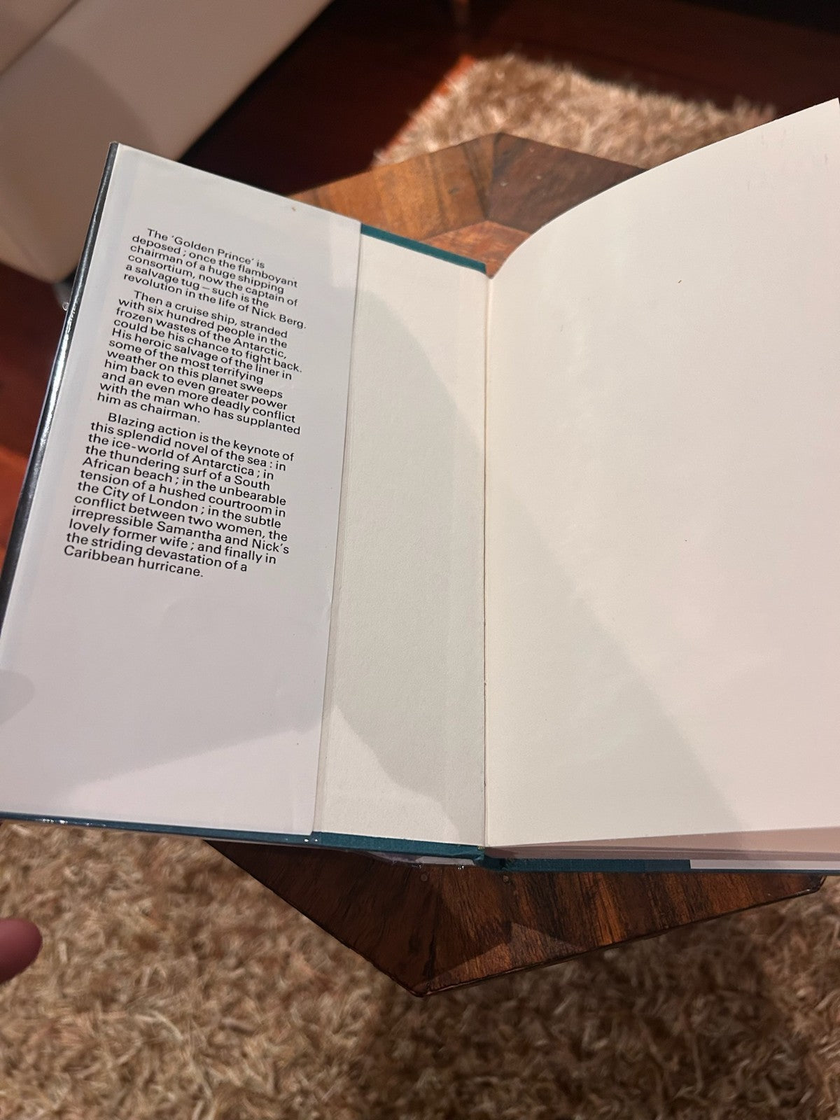 Hungry as the Sea by Wilbur Smith Vintage Hardcover Book Club Edition 1978