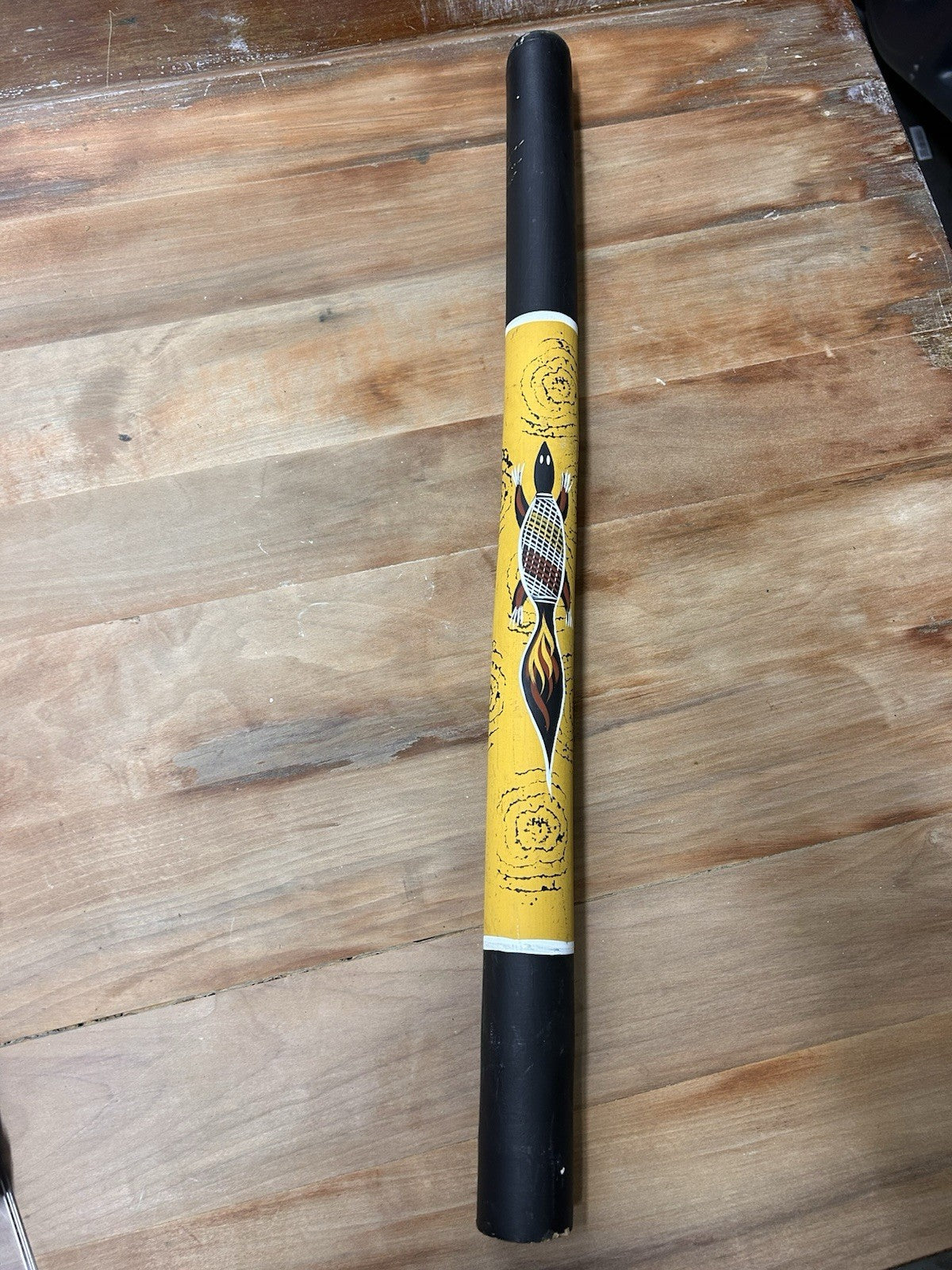Aboriginal Art Didgeridoo 68cm Hand Painted Turtle Design Australia