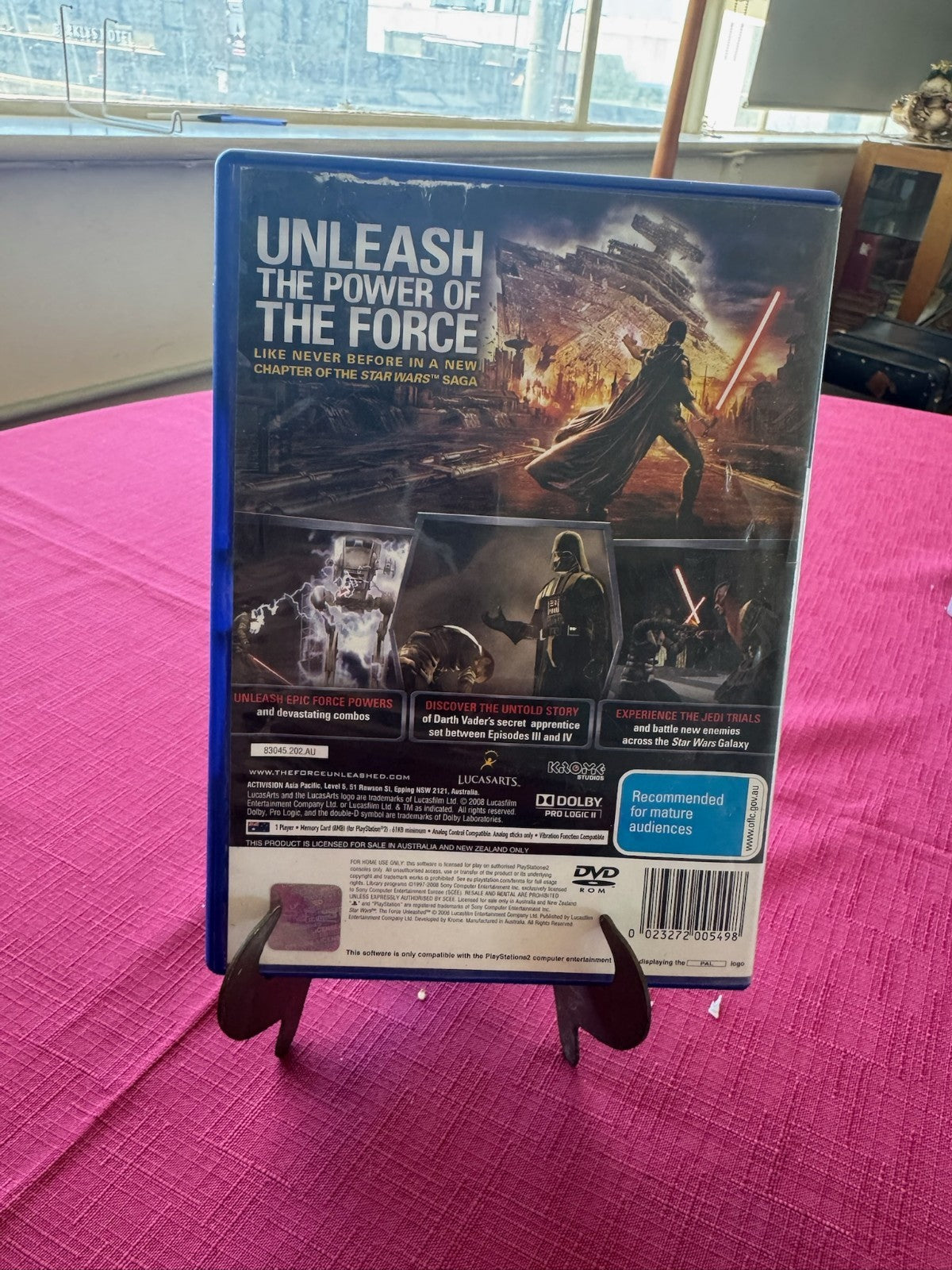 Star Wars The Force Unleashed + Battlefront II – PlayStation 2 PS2 PAL Bundle