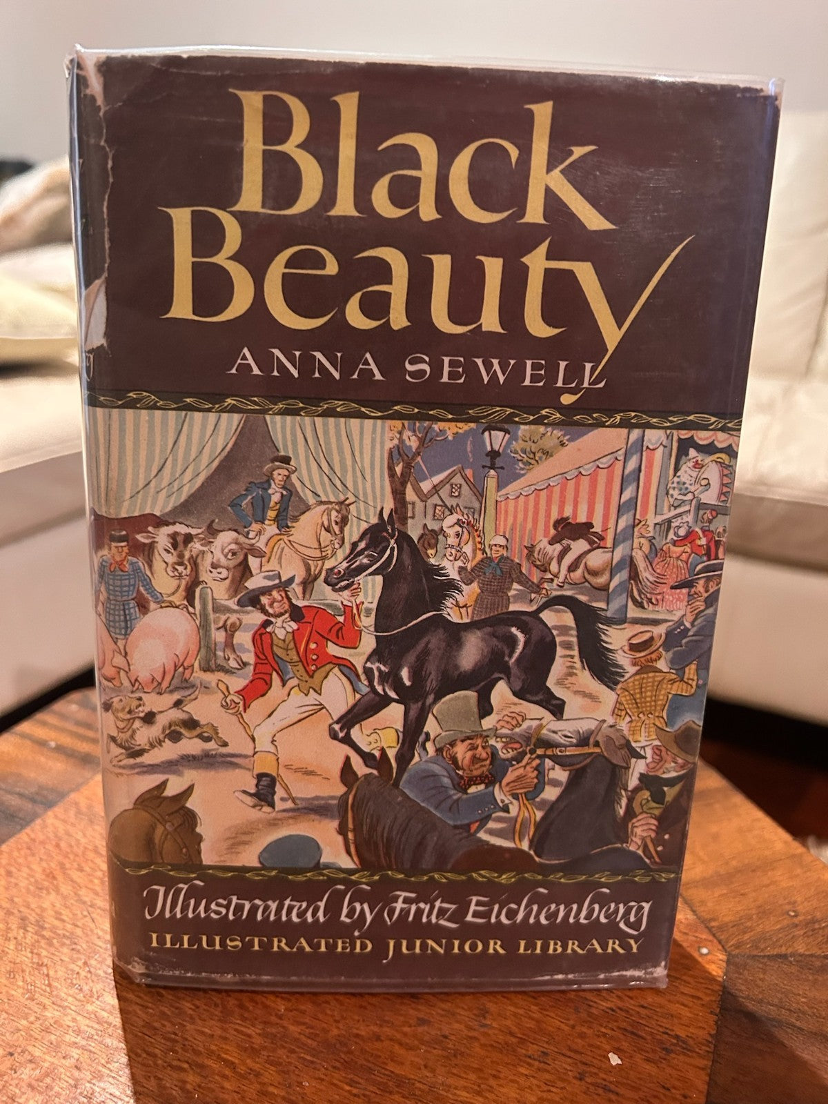 Black Beauty by Anna Sewell | Vintage Illustrated Hardcover | Fritz Eichenberg