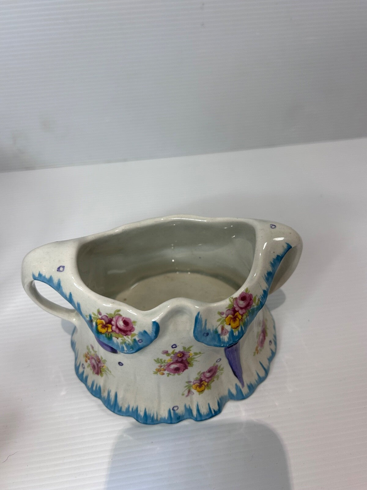 Vintage 1930s “Little Old Lady” Teapot Trio Set – Made in England – Handpainted