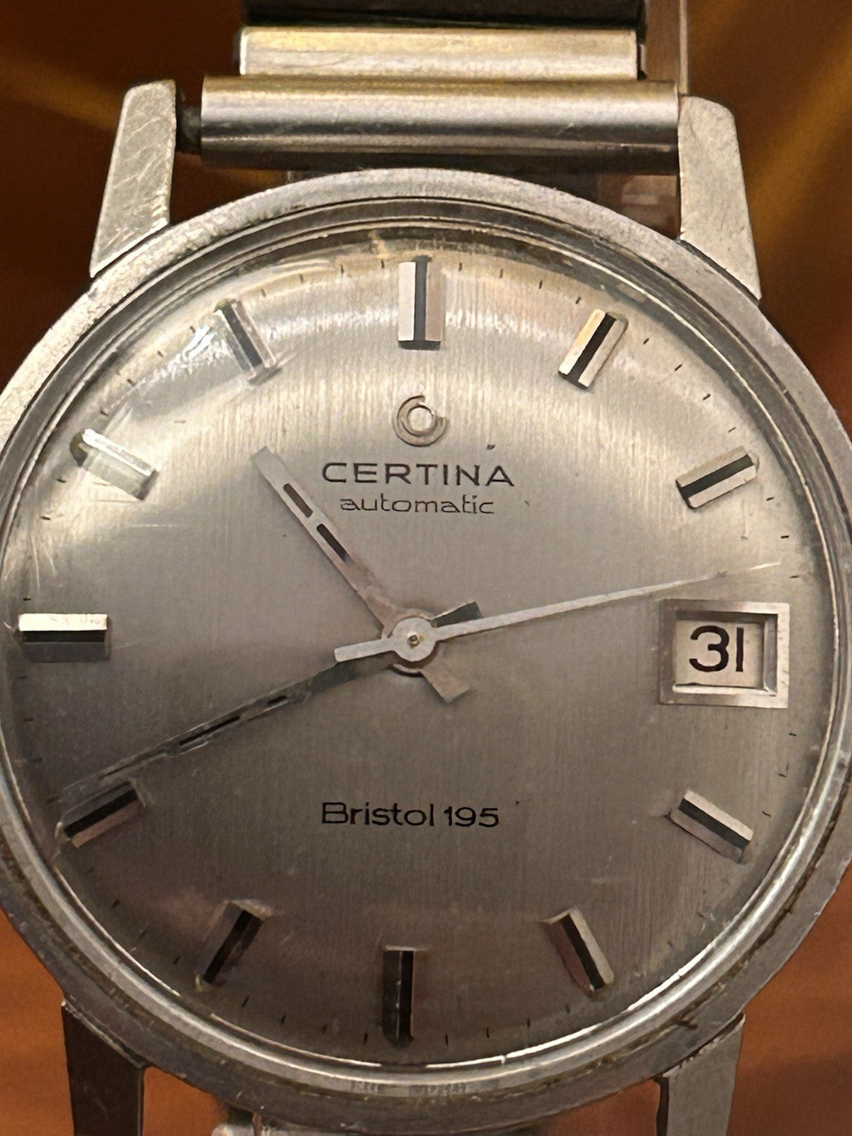 Certina Bristol 195 Automatic Swiss Made Date Vintage 1960s Mens Watch