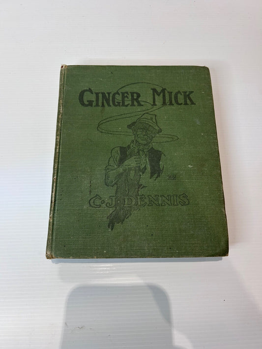 The Moods of Ginger Mick 1916 1st Ed C.J. Dennis HC Angus & Robertson Aus WWI