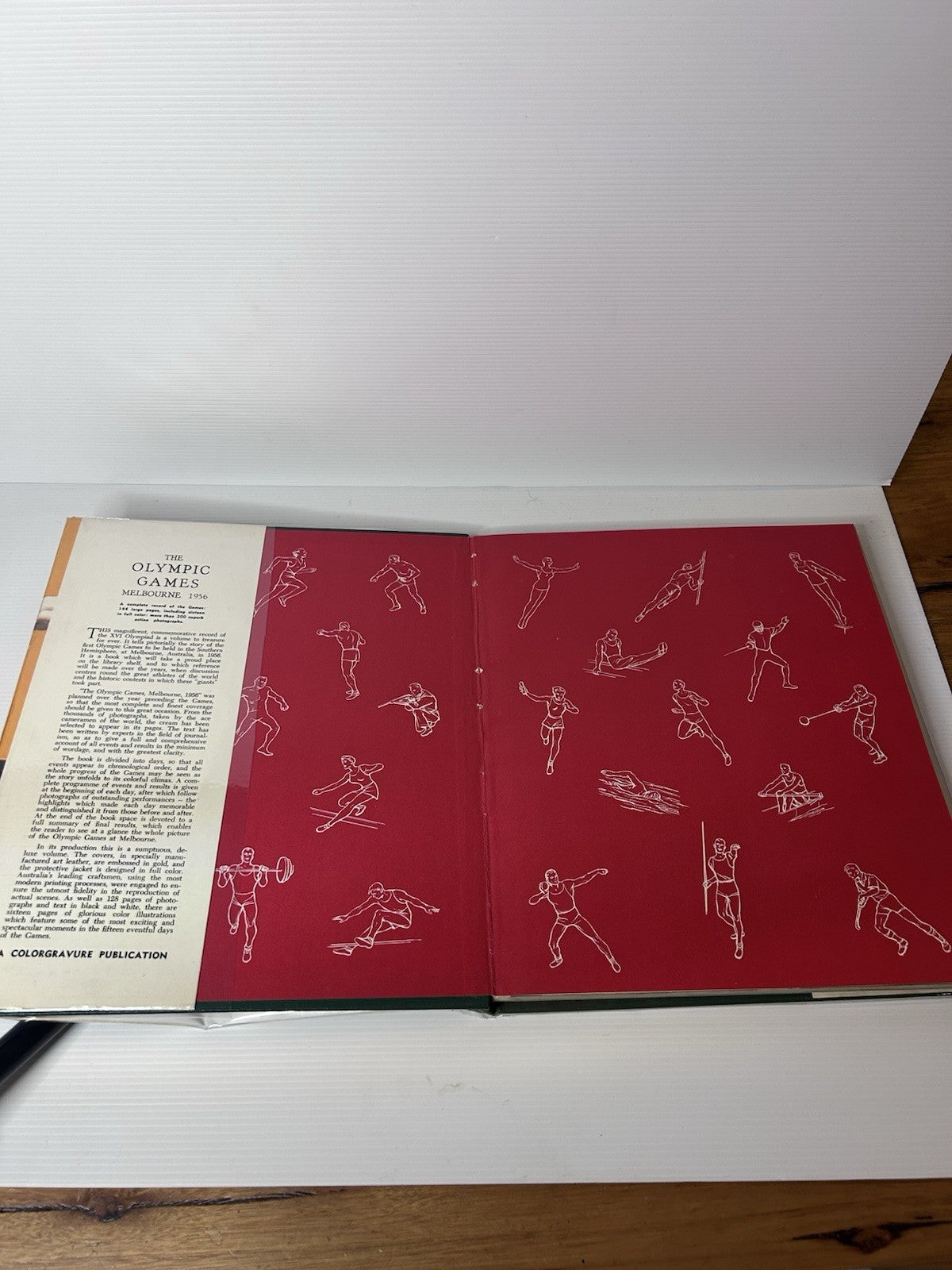 The Olympic Games Melbourne 1956 Vintage Hardcover Book with DJ