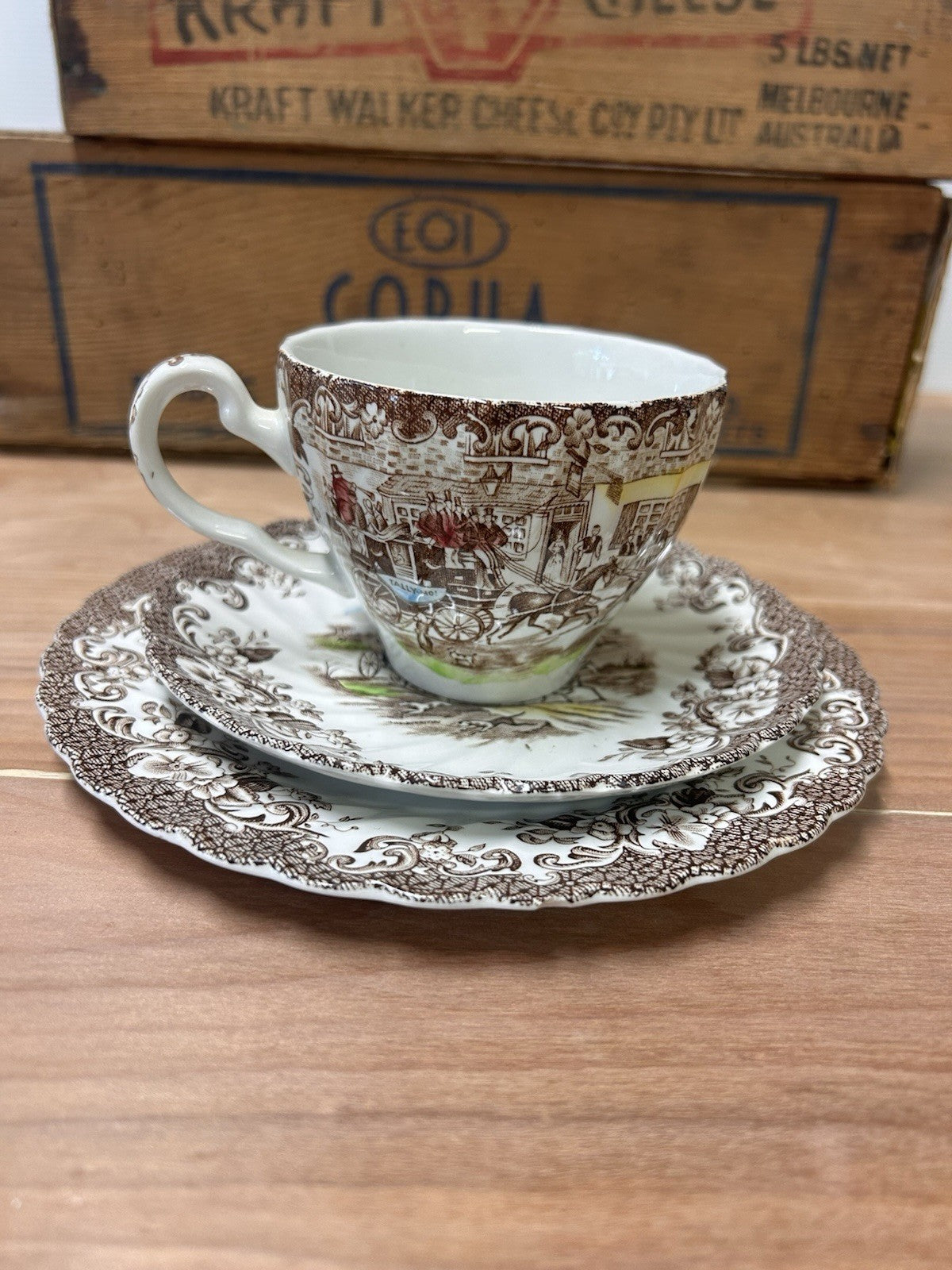 Johnson Bros Coaching Scenes Set of 16 – Gate Keeper & Hunting Country 