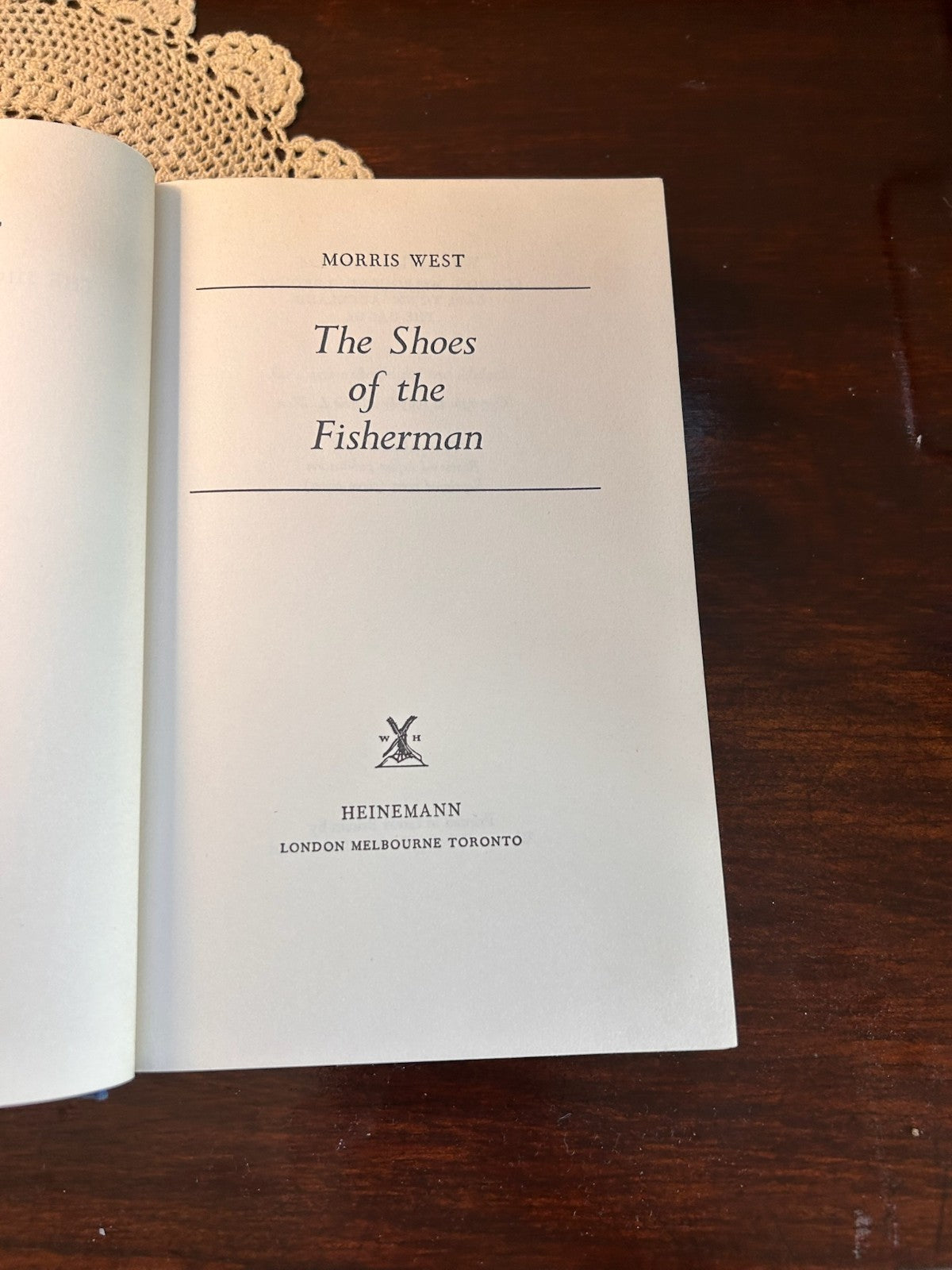 The Shoes of the Fisherman by Morris West (1963)