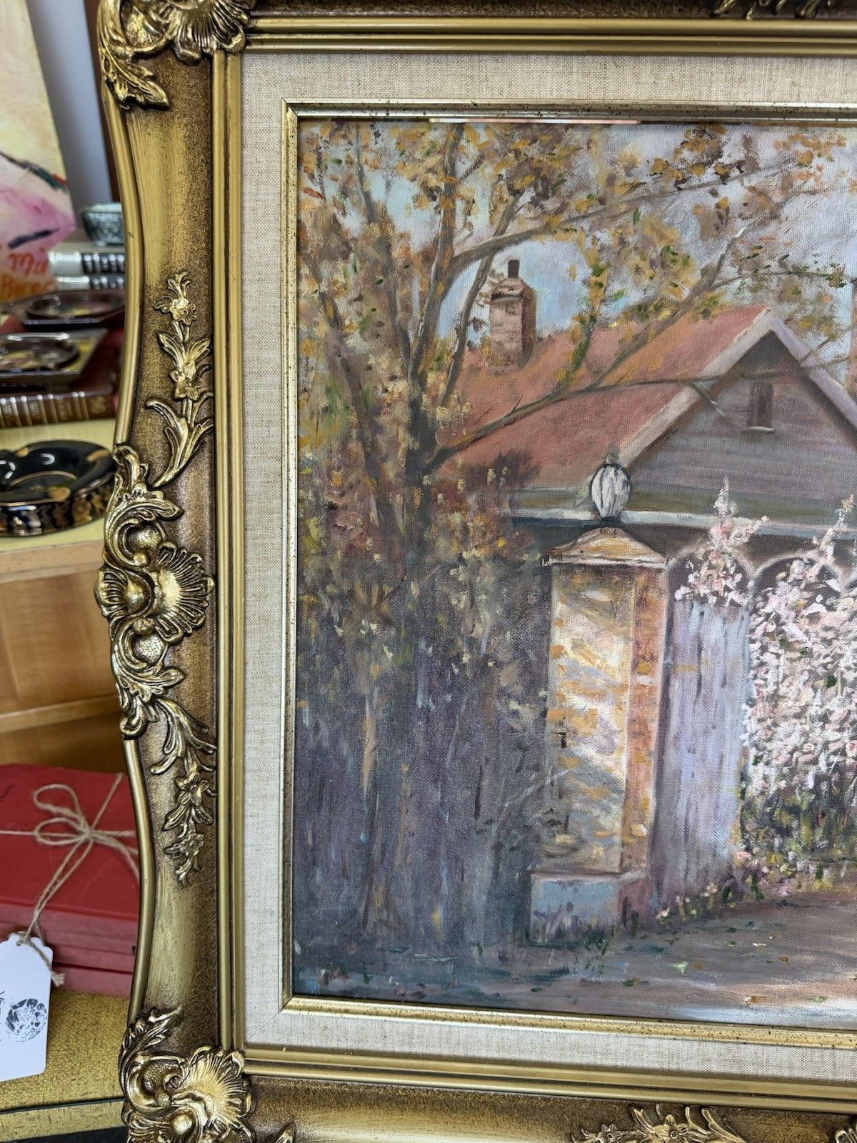 Ian W Hamilton Enjoying Springtime 2015 Original Oil Painting Australian Art
