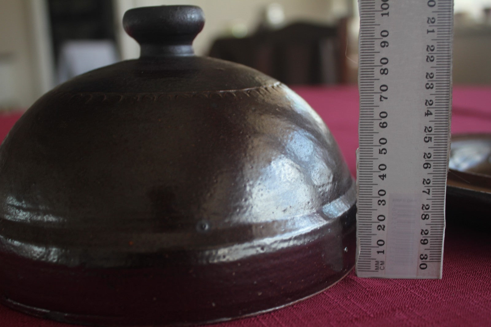 Vintage Australian Hand Made Stoneware - Lidded Bowl Bendigo pottery