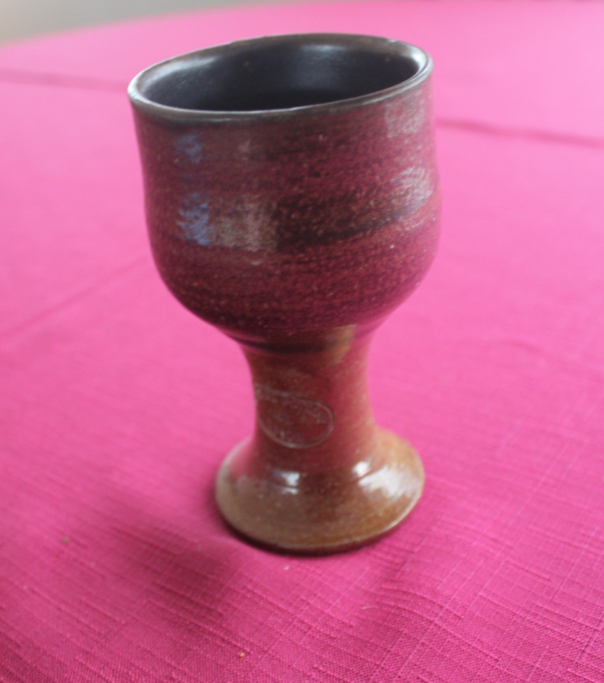 Vintage Bendigo Pottery Stoneware Goblet / Chalice – Australian Studio Pottery