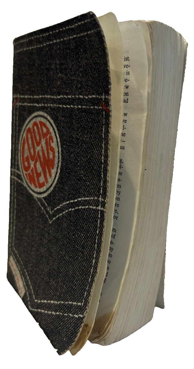 Good News for Modern Man Denim Bible Society Edition 1970s, Pocket New Testament