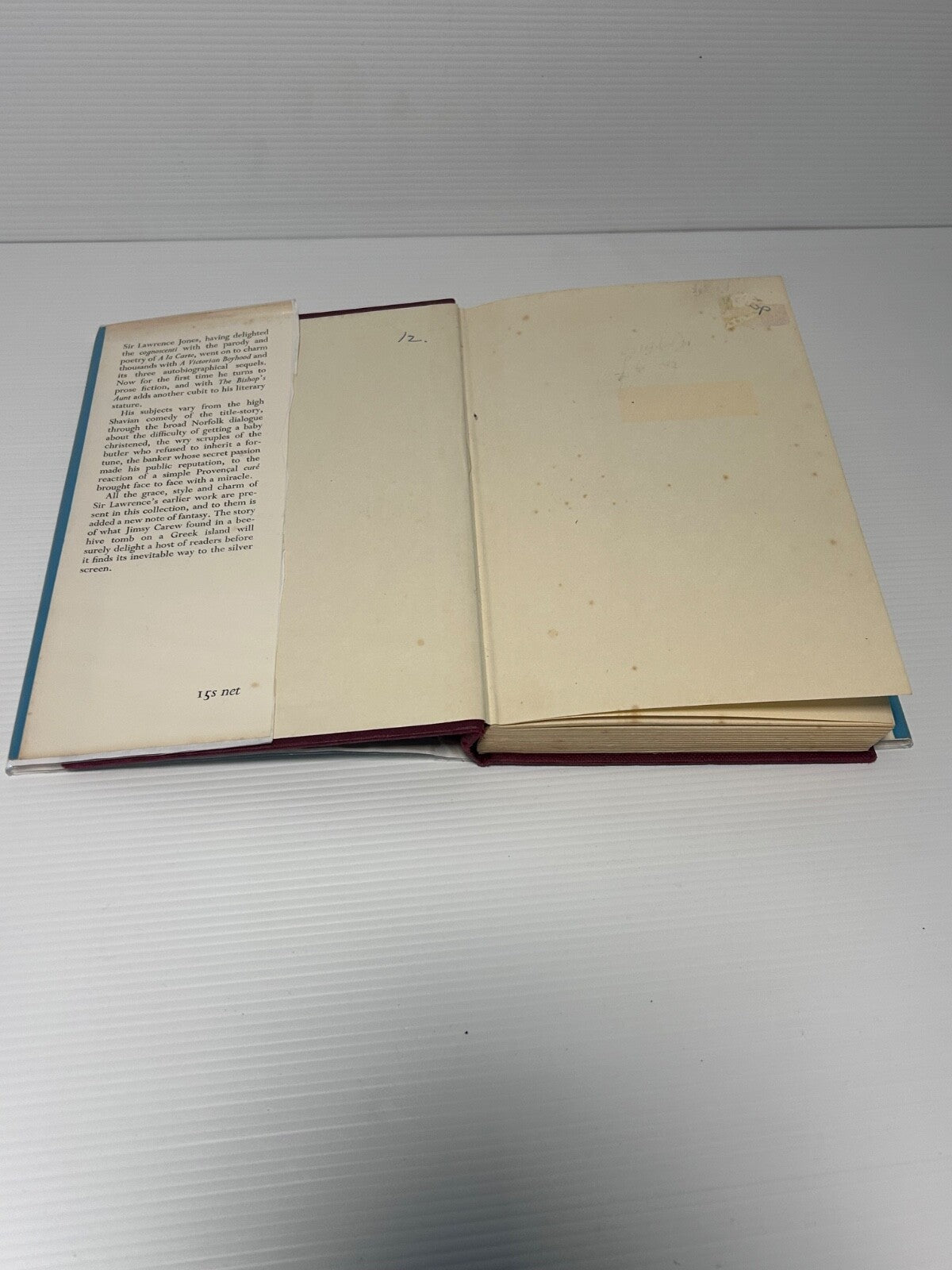 The Bishops Aunt, L.E Jones, Rupert Hart Davis, 1961, Hardcover