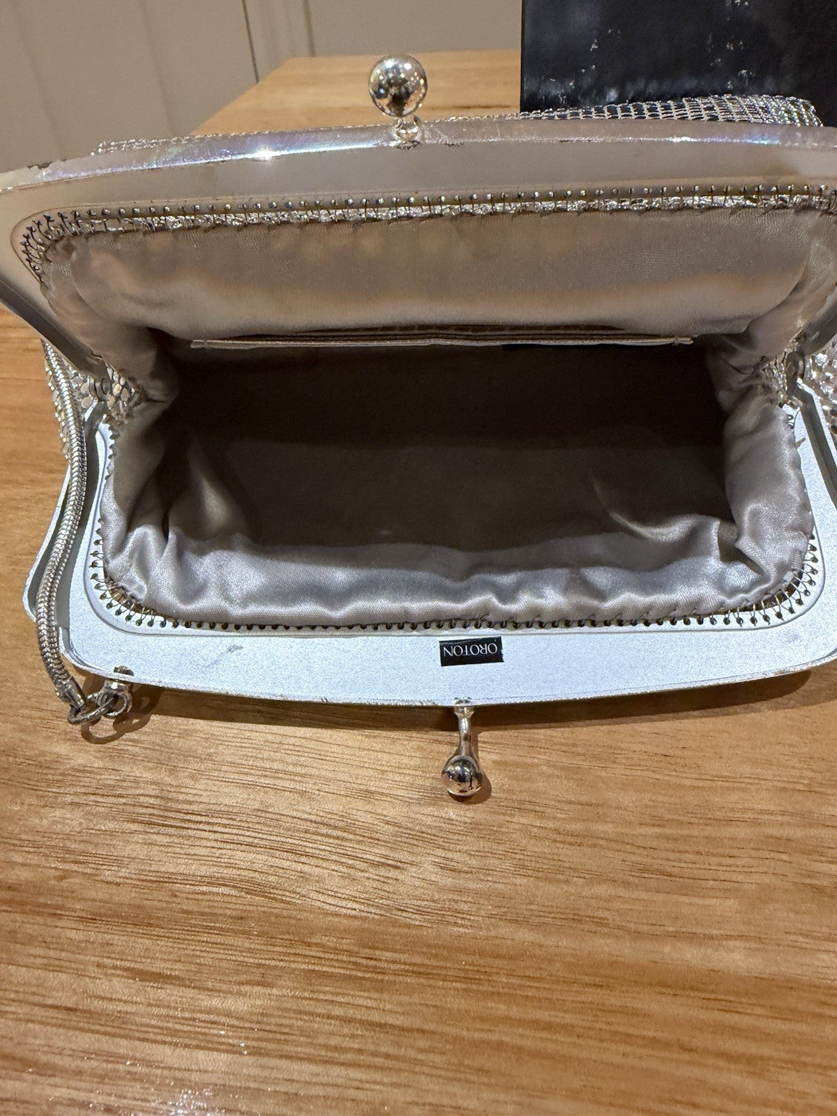 Vintage Oroton Mesh Evening Bag & Coin Purse Set Silver Tone Australia