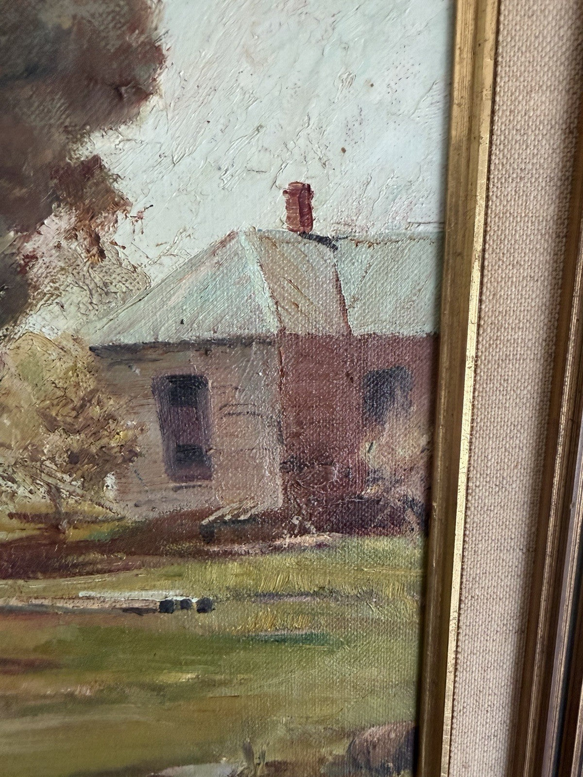 Brenda Collier 1977 Original Oil Painting Australian Landscape Signed Framed